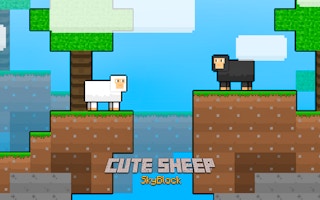Image Cute Sheep Skyblock
